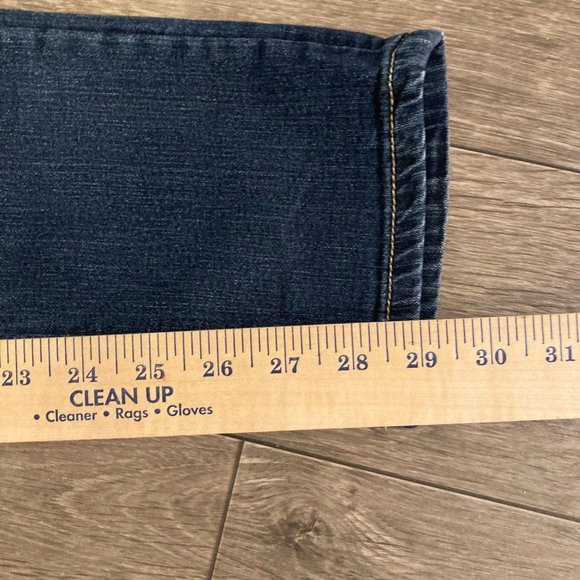 Seven7 Jeans Womens 12  Slim Fit Straight Dark Wash Mid Rise Denim - Picture 7 of 7